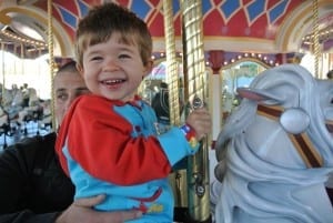 Ethan on the Prince Charming Regal Carrousel