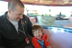 Darren and Ethan on Mad Tea Party Teacups
