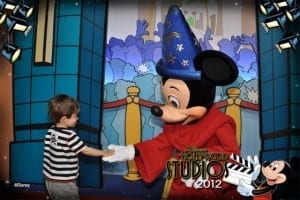 Ethan meets Mickey Mouse at Hollywood Studios