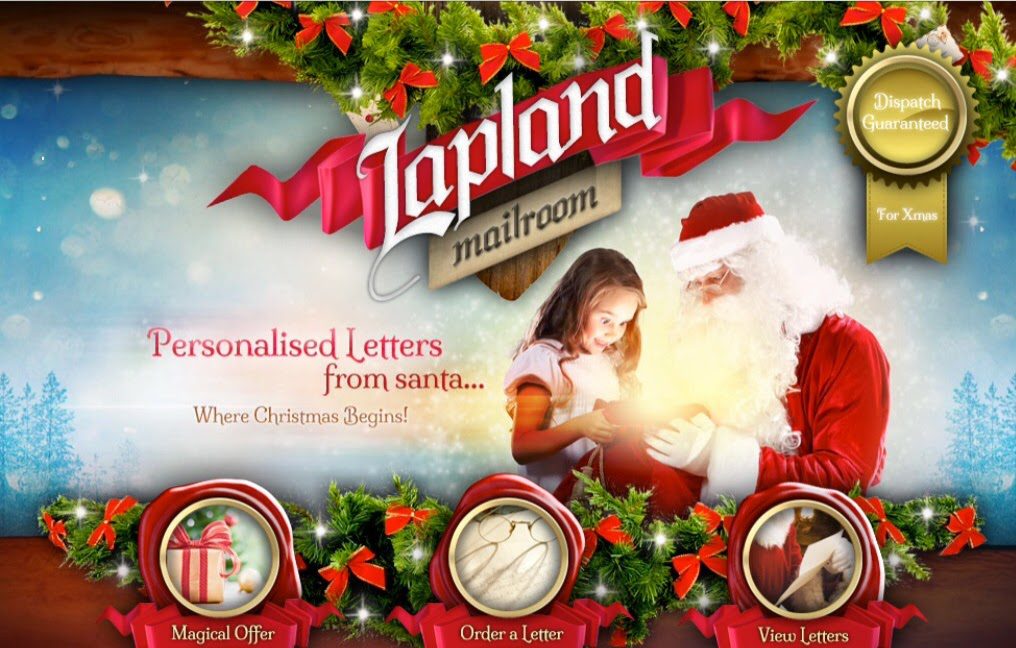 Baby's First Christmas Letter From Santa - Personalised Letters From The Lapland Mailroom
