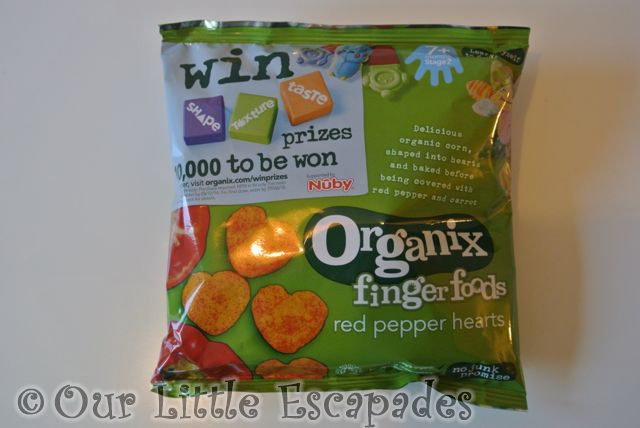 Organix Finger Foods Red Pepper Hearts