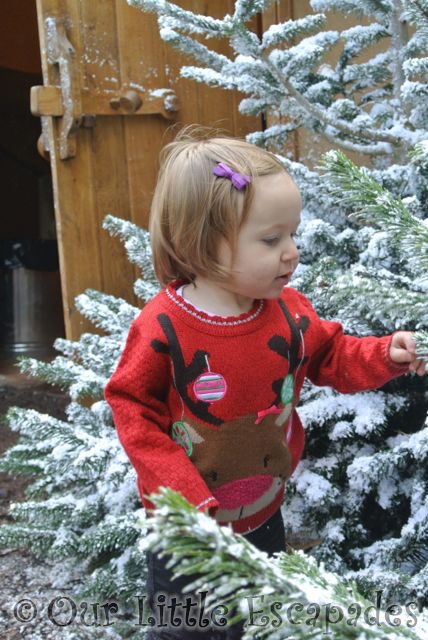 little e snowy christmas trees lapland uk superstar day