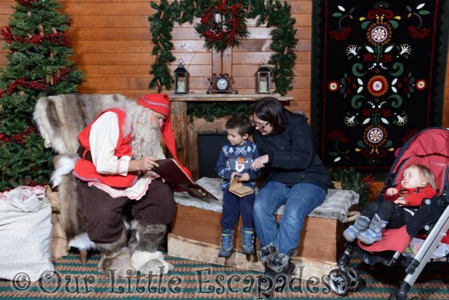 Meeting Father Christmas at Lapland UK