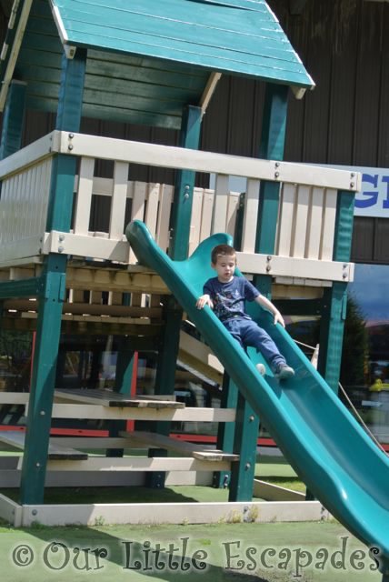 ethan playground slide diggerland kent