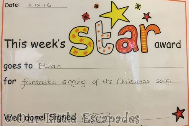 star of the week singing christmas songs