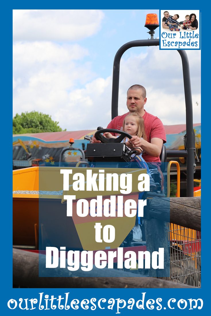 taking a toddler to diggerland