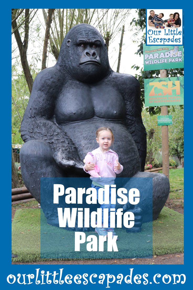 visiting paradise wildlife park