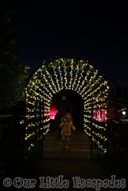 christmas light tunnel enchanted audley end
