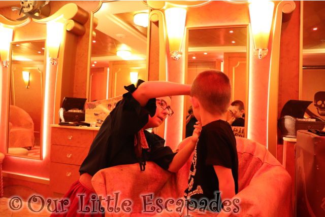 Pirates League on a Disney Cruise - The Pirate Makeover