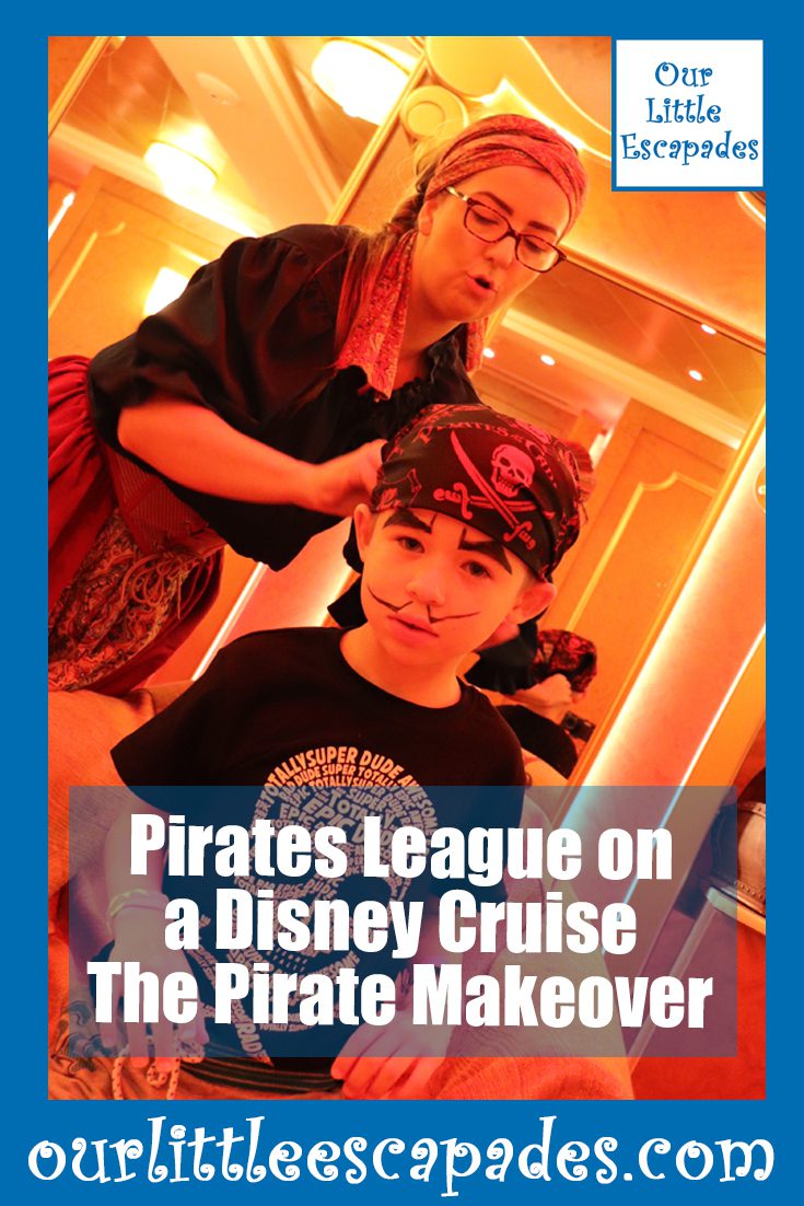 pirates league on a disney cruise the pirate makeover