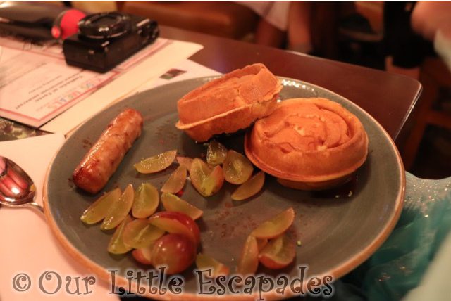 ariel pancakes childs breakfast trattoria al forno bon voyage adventure breakfast