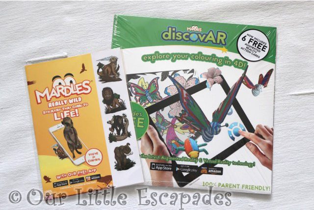 mardles discovar interactive colouring book stickers