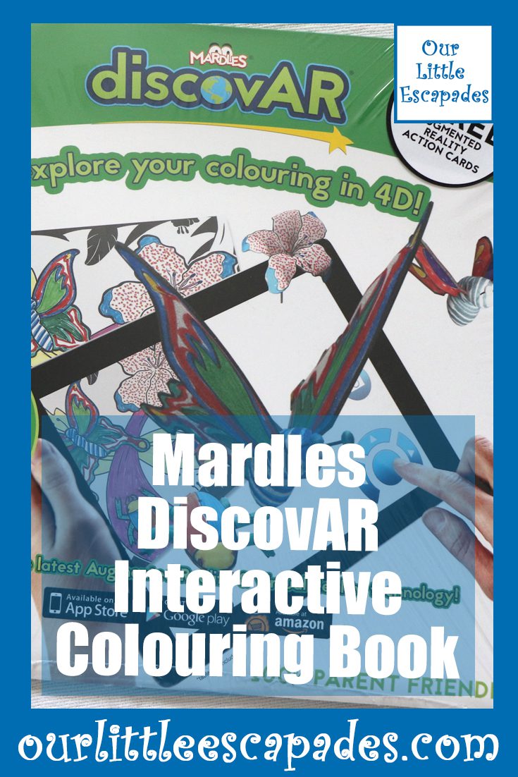 mardles discovar interactive colouring book