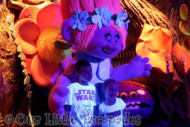 meeting princess poppy trolls festival shreks adventure london