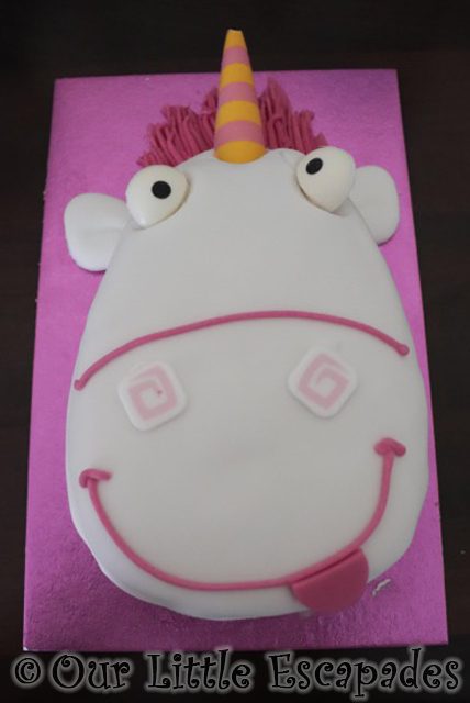 unicorn cake despicable me fluffy unicorn asda