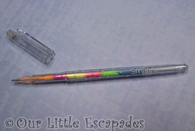 rainbow gel pen