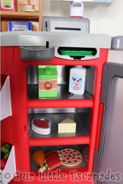 fridge contents scannable food little tikes shop n learn smart checkout
