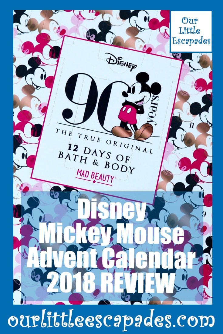 Disney Mickey Mouse Advent Calendar 2018 REVIEW