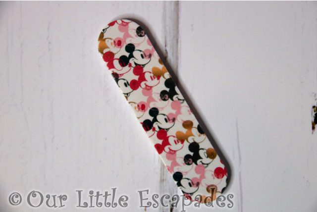 mickey mouse advent calendar nail file pattern