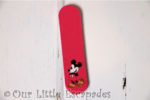 mickey mouse advent calendar nail file
