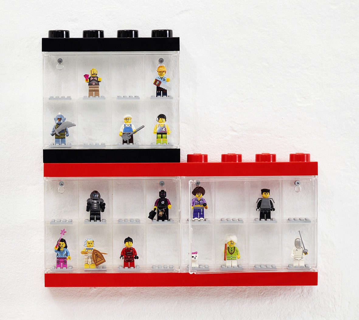 LEGO minifigure display case