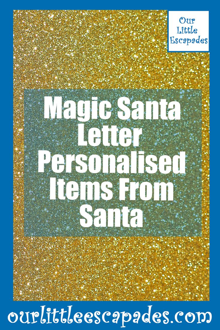 Magic Santa Letter Personalised Items From Santa