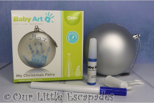 baby art my christmas fairy handprint christmas decoration kit