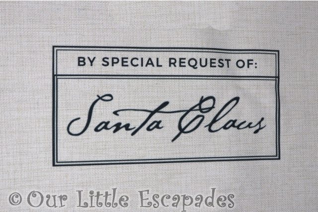 magic santa letter personalised santa sacks santa claus signature