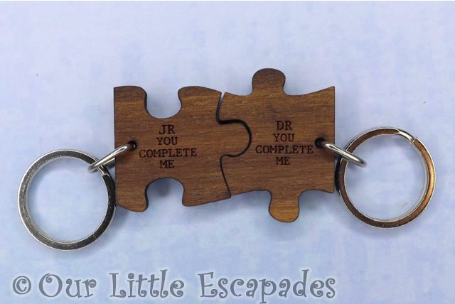 you complete me couples jigsaw keyring valentines day gift ideas