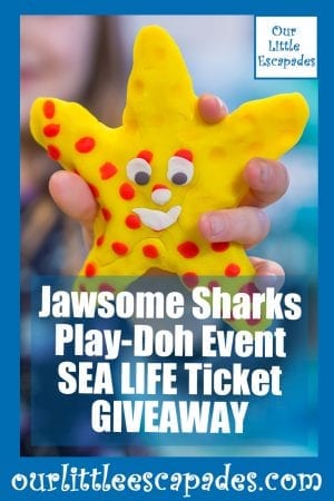 Jawsome Sharks Play-Doh Event SEA LIFE Ticket Giveaway