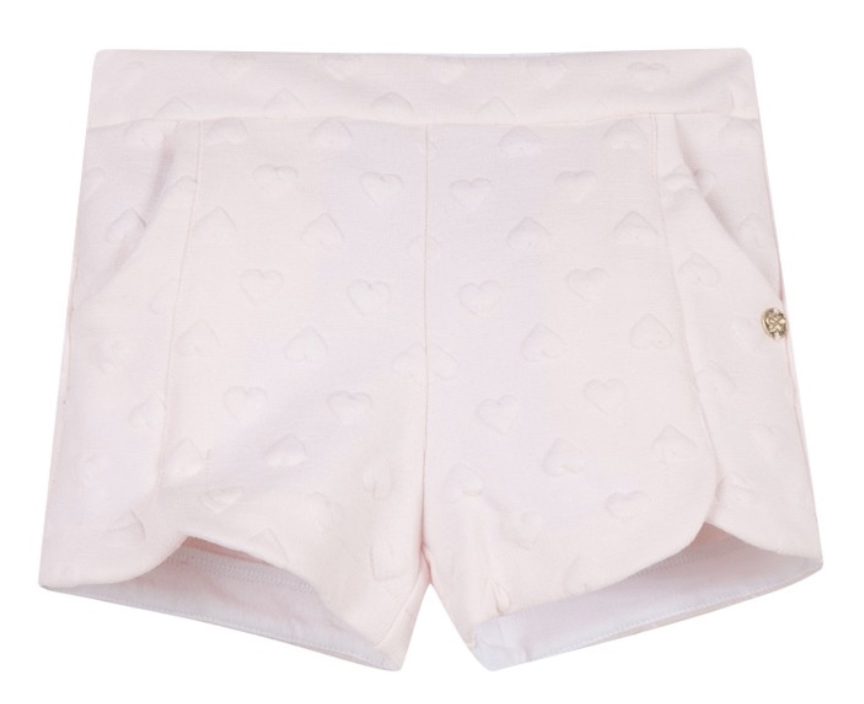lili gaufrette girls pink heart shorts