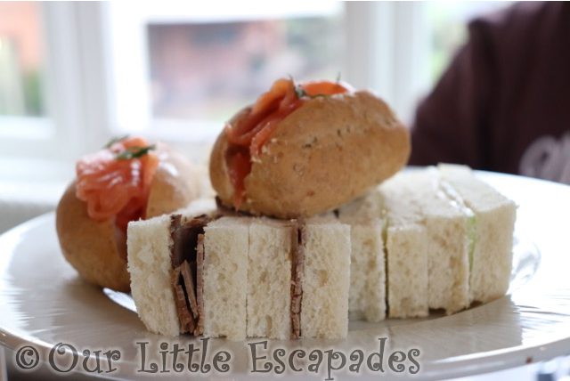 red letter days afternoon tea at wivenhoe house sandwiches