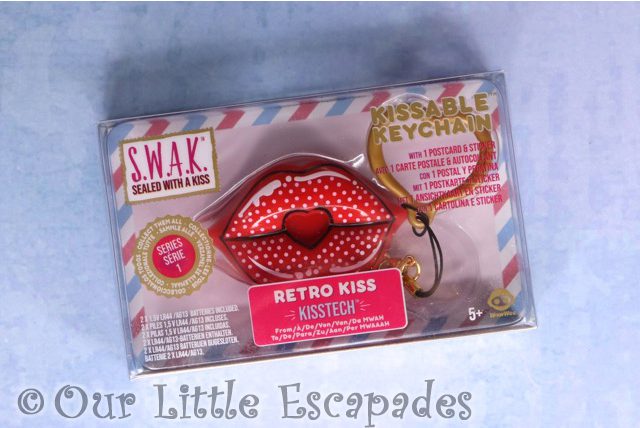 swak sealed with a kiss kissable keychains retro kiss