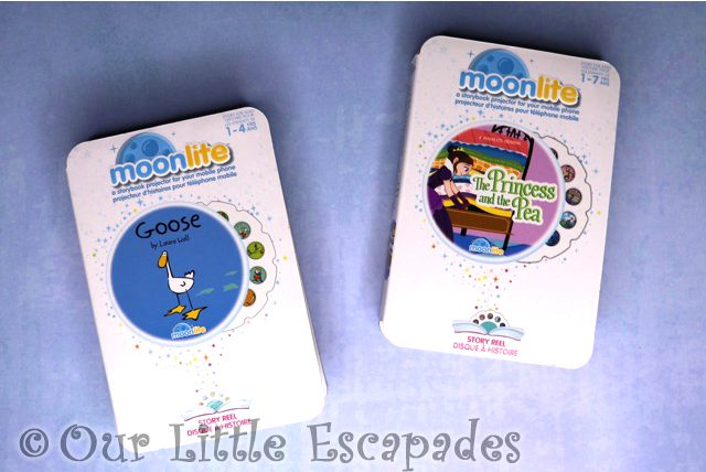 moonlite story reels princess and the pea goose