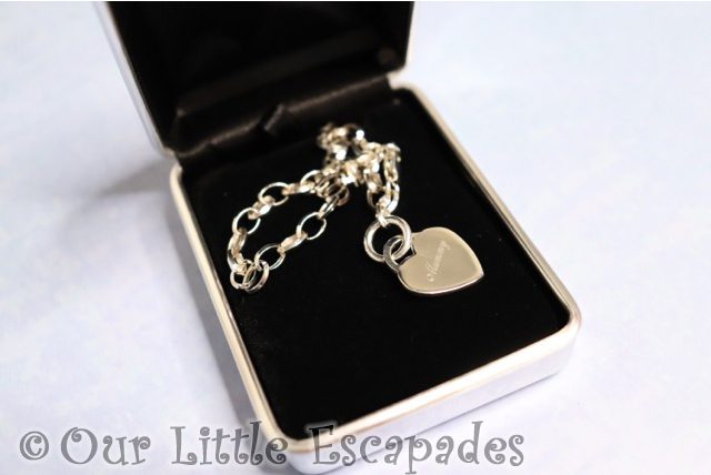 sterling silver link bracelet heart Mothers Day Gift Ideas
