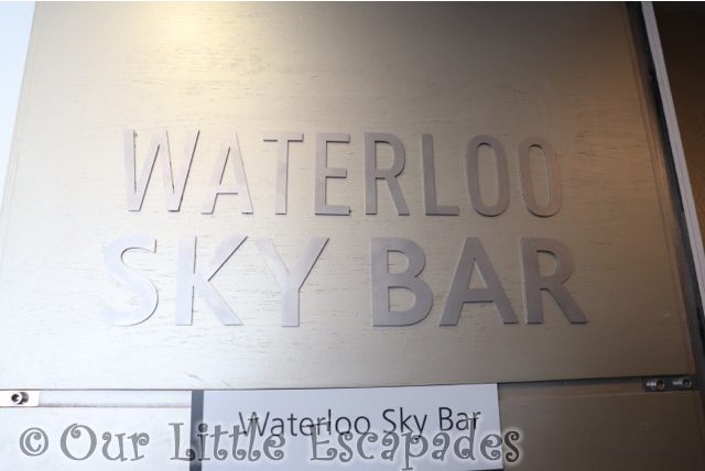 waterloo sky bar