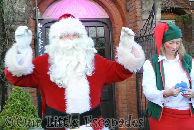 fully dressed santa breakfast with santa colchester zoo