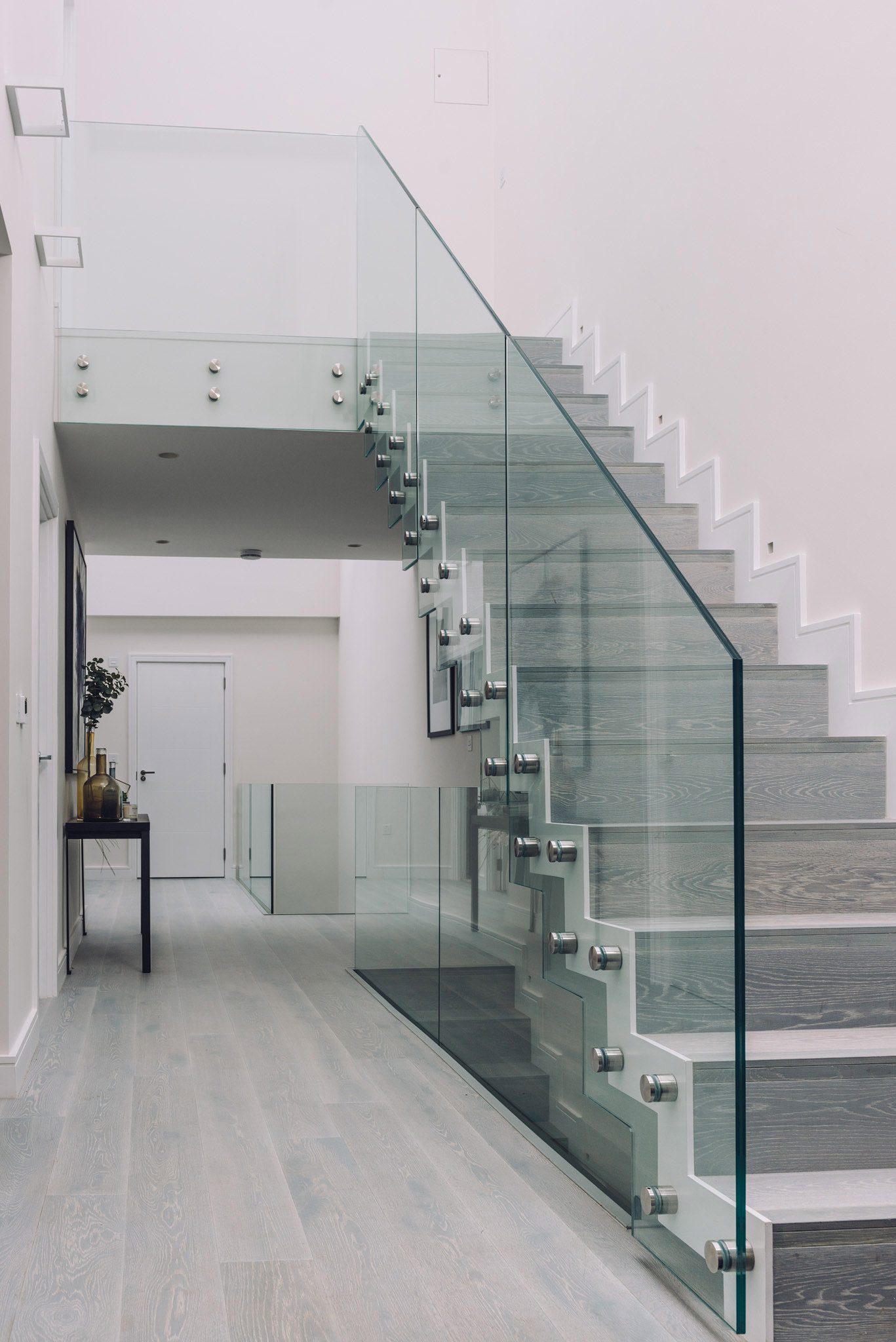 glass banisters toughened laminated glass