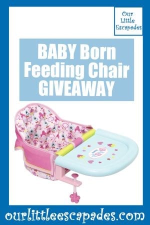 BABY Born Feeding Chair GIVEAWAY