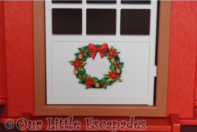 christmas door wreath sticker playmobil jumbo advent calendar