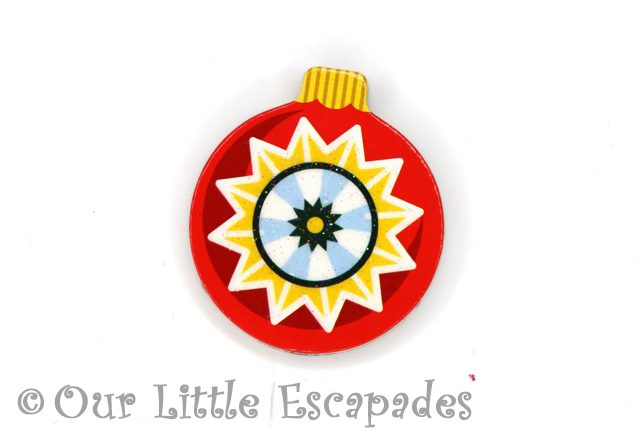 christmas star pattern magnetic christmas tree bauble