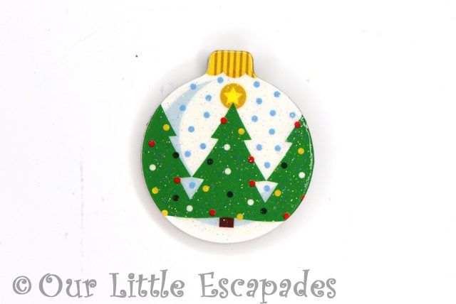 christmas tree pattern magnetic christmas tree bauble