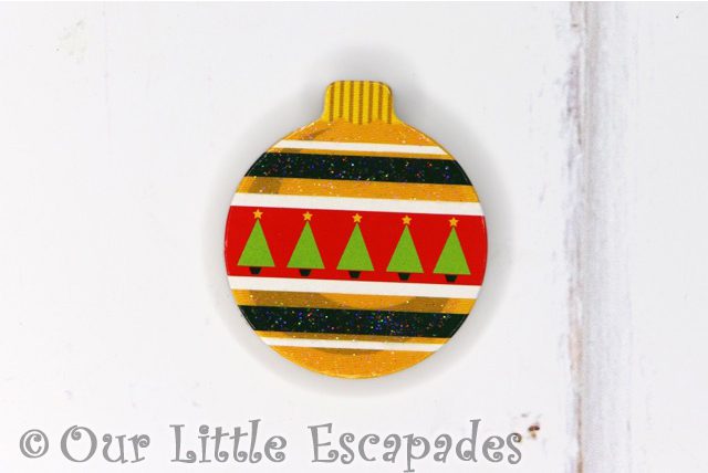 small christmas tree pattern magnetic christmas tree bauble