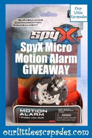 SpyX Micro Motion Alarm GIVEAWAY