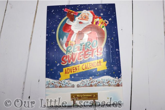 personalised retro sweet advent calendar Advent Calendars For Kids