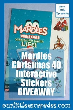 Mardles Christmas 4D Interactive Stickers GIVEAWAY