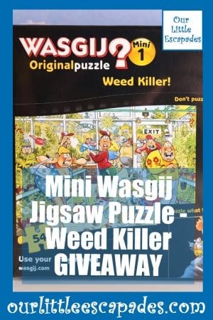 Mini Wasgij Jigsaw Puzzle Weed Killer GIVEAWAY