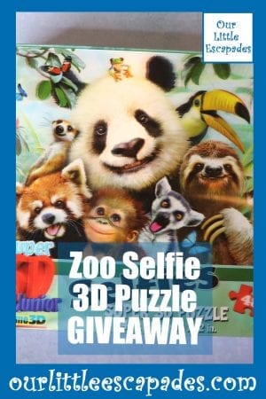 Zoo Selfie 3D Puzzle GIVEAWAY