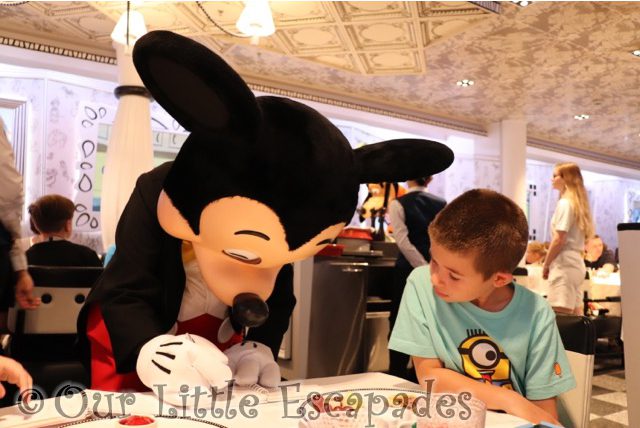 ethan mickey mouse signing autograph