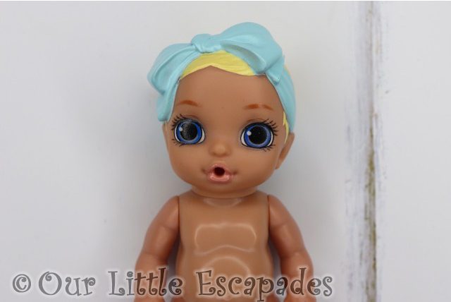 baby doll blue bow blonde hair blue eyes baby bottle house baby born surprise